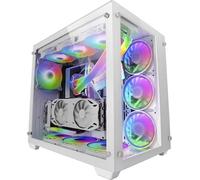Boîtier ATX semi-tour Mars Gaming MCV3 PREMIUM XXL RGB blanc
