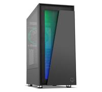 Boîtier ATX semi-tour NOX Hummer Blaster LED RGB Noir