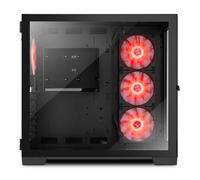 Boîtier ATX semi-tour - Nox - Noir - USB 3.0 - LED RGB - Verre trempé