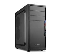 Sharkoon Boîtier PC semi-tour VS4-V ATX sans alimentation USB/Audio Noir