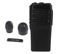 Boîtier avant de réparation compatible avec les chutes pour P3688 DEP450 DEP-450 DP1400 Portable Double Voies Radio C Cover Deux We Boîtier avant sans fil Accessoires durables