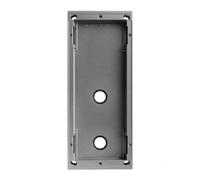BOÎTIER AVEC CADRE 1F 3MOD SÉRIE ALPHA NOIR 1168/313 URMET