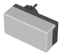 Boîtier avec fiche secteur Bopla ELETEC SE 420 E/CEE 100 x 50 x 40 Polycarbonate, ABS gris clair, gris graphite 1 pc(s)