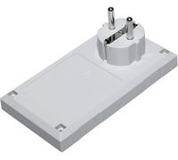 Boîtier avec fiche secteur TRU COMPONENTS ESU 1200 E/CEE 125 x 67 x 50 Polycarbonate, ABS gris clair 1 pc(s)