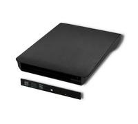 Boîtier de lecteur optique - Qoltec - CD/DVD SATA - USB 3.0 - 9.5mm - Noir