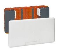 Legrand Boîtier Batibox multimédia 080195 – 2 x 5 modules 285 x 142 mm