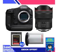 Boitier Canon EOS R1 + RF 10-20mm f/4 L IS STM + 2 SanDisk 512GB Extreme PRO CFexpress Type B + Canon LP-E19 + Ebook 'Devenez Un Super Photographe