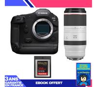 Boitier Canon EOS R1 + RF 100-500mm f/4.5-7.1 L IS USM + 1 SanDisk 256GB Extreme PRO CFexpress Type B + Ebook 'Devenez Un Super Photographe