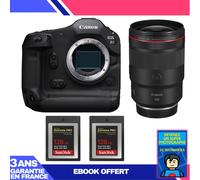Boitier Canon EOS R1 + RF 135mm f/1.8 L IS USM + 2 SanDisk 128GB Extreme PRO CFexpress Type B + Ebook 'Devenez Un Super Photographe