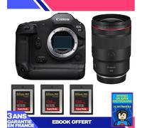 Boitier Canon EOS R1 + RF 135mm f/1.8 L IS USM + 3 SanDisk 128GB Extreme PRO CFexpress Type B + Ebook 'Devenez Un Super Photographe