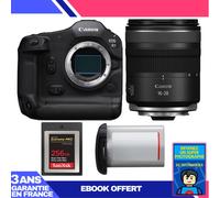 Boitier Canon EOS R1 + RF 16-28mm f/2.8 IS STM + 1 SanDisk 256GB Extreme PRO CFexpress Type B + Canon LP-E19 + Ebook 'Devenez Un Super Photographe