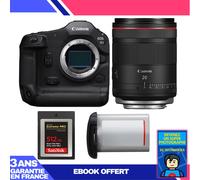 Boitier Canon EOS R1 + RF 20mm f/1.4 L VCM + 1 SanDisk 512GB Extreme PRO CFexpress Type B + Canon LP-E19 + Ebook 'Devenez Un Super Photographe