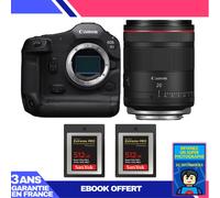 Boitier Canon EOS R1 + RF 20mm f/1.4 L VCM + 2 SanDisk 512GB Extreme PRO CFexpress Type B + Ebook 'Devenez Un Super Photographe