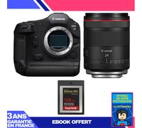 Boitier Canon EOS R1 + RF 24mm f/1.4 L VCM + 1 SanDisk 128GB Extreme PRO CFexpress Type B + Ebook 'Devenez Un Super Photographe