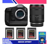 Boitier Canon EOS R1 + RF 35mm f/1.4 L VCM + 3 SanDisk 128GB Extreme PRO CFexpress Type B + Ebook 'Devenez Un Super Photographe
