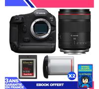 Boitier Canon EOS R1 + RF 50mm f/1.4 L VCM + 1 SanDisk 128GB Extreme PRO CFexpress Type B + 2 Canon LP-E19 + Ebook 'Devenez Un Super Photographe