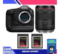 Boitier Canon EOS R1 + RF 50mm f/1.4 L VCM + 2 SanDisk 64GB Extreme PRO CFexpress Type B + Ebook 'Devenez Un Super Photographe