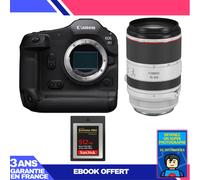 Boitier Canon EOS R1 + RF 70-200mm f/2.8 L IS USM + 1 SanDisk 512GB Extreme PRO CFexpress Type B + Ebook 'Devenez Un Super Photographe