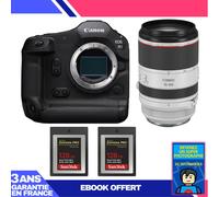 Boitier Canon EOS R1 + RF 70-200mm f/2.8 L IS USM + 2 SanDisk 128GB Extreme PRO CFexpress Type B + Ebook 'Devenez Un Super Photographe