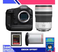 Boitier Canon EOS R1 + RF 70-200mm f/4 L IS USM + 1 SanDisk 64GB Extreme PRO CFexpress Type B + Canon LP-E19 + Ebook 'Devenez Un Super Photographe