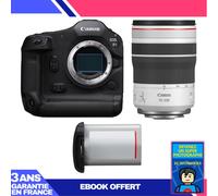 Boitier Canon EOS R1 + RF 70-200mm f/4 L IS USM + Canon LP-E19 + Ebook 'Devenez Un Super Photographe
