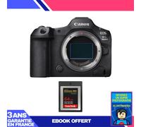 Boitier Canon EOS R5 Mark II + 1 SanDisk 64GB Extreme PRO CFexpress Type B + Ebook 'Devenez Un Super Photographe