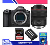 Boitier Canon EOS R5 Mark II + RF 10-20mm f/4 L IS STM + 1 SanDisk 128GB Extreme PRO UHS-II SDXC 300 MB/s + 1 Canon LP-E6P + Ebook 'Devenez Un Super Photographe