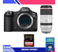 Boitier Canon EOS R5 Mark II + RF 100-500mm f/4.5-7.1 L IS USM + 1 SanDisk 64GB Extreme PRO UHS-II SDXC 300 MB/s + Ebook 'Devenez Un Super Photographe