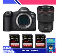 Boitier Canon EOS R5 Mark II + RF 15-35mm f/2.8 L IS USM + 3 SanDisk 256GB Extreme PRO UHS-II SDXC 300 MB/s + Ebook 'Devenez Un Super Photographe
