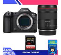Boitier Canon EOS R5 Mark II + RF 35mm f/1.4 L VCM + 1 SanDisk 128GB Extreme PRO UHS-II SDXC 300 MB/s + Ebook 'Devenez Un Super Photographe