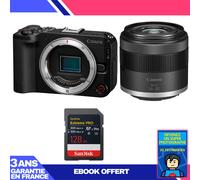 Boitier Canon EOS R50 V + RF-S 14-30mm f/4.5-6.3 IS STM PZ + 1 SanDisk 128GB Extreme PRO UHS-II SDXC + Ebook 'Devenez Un Super Photographe