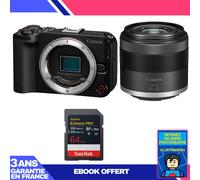 Boitier Canon EOS R50 V + RF-S 14-30mm f/4.5-6.3 IS STM PZ + 1 SanDisk 64GB Extreme PRO UHS-II SDXC + Ebook 'Devenez Un Super Photographe