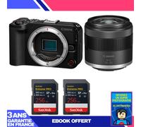 Boitier Canon EOS R50 V + RF-S 14-30mm f/4.5-6.3 IS STM PZ + 2 SanDisk 256GB Extreme PRO UHS-II SDXC + Ebook 'Devenez Un Super Photographe