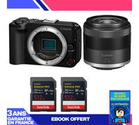 Boitier Canon EOS R50 V + RF-S 14-30mm f/4.5-6.3 IS STM PZ + 2 SanDisk 512GB Extreme PRO UHS-II SDXC + Ebook 'Devenez Un Super Photographe