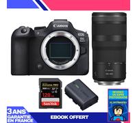 Boitier Canon EOS R6 Mark II + RF 100-400mm f/5.6-8 IS USM + 1 SanDisk 128GB Extreme PRO UHS-II SDXC 300 MB/s + 1 Canon LP-E6NH + Ebook 'Devenez Un Super Photographe