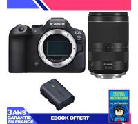 Boitier Canon EOS R6 Mark II + RF 24-240mm f/4-6.3 IS USM + 1 Canon LP-E6NH + Ebook 'Devenez Un Super Photographe