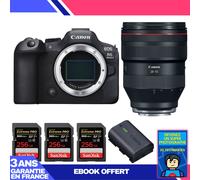 Boitier Canon EOS R6 Mark II + RF 28-70mm f/2 L USM + 3 SanDisk 256GB Extreme PRO UHS-II SDXC 300 MB/s + 1 Canon LP-E6NH + Ebook 'Devenez Un Super Photographe