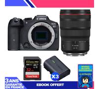 Boitier Canon EOS R7 + RF 24-70mm F2.8 L IS USM + 1 SanDisk 32GB Extreme PRO UHS-II SDXC 300 MB/s + 3 Canon LP-E6NH + Ebook 'Devenez Un Super Photographe