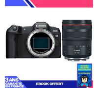 Boitier Canon EOS R8 + RF 24-105mm f/4 L IS USM + Ebook 'Devenez Un Super Photographe