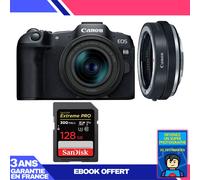 Boitier Canon EOS R8 + RF 24-50mm IS STM + EF-EOS R Premium + 1 SanDisk 128GB Extreme PRO UHS-II SDXC 300 MB/s + Ebook 'Devenez Un Super Photographe