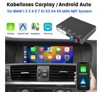 Boîtier CarPlay sans fil Android Auto pour système NBT BMW - Kit rétrofit Plug&Play pour 1/2/3/4/5/7 Series, X1/X3/X4/X5 & Mini