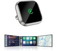 Boîtier CarPlay sans fil pour GPS portable pour voiture - Pour écran monté sur tableau de bord, convertit CarPlay filaire en sans fil, Wi-Fi 5 GHz, connexion auto, compatible système d’origine (2016+)