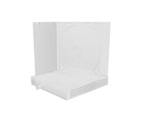 Boîtier CD - MediaRange - BOX23-T - Transparent - Plateau Amovible - Livret Intérieur