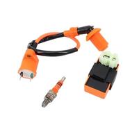 Boîtier CDI Box Kit d'allumage moto 1 pièce CDI + bougie + bobine scooter pour GY6 50/125/150cc 4 temps