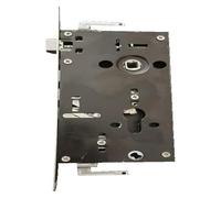 Boîtier central de serrure de porte Corps de porte en fer forgé, sans clés