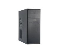 Chieftec Elox-Q ATX midiTour. sans alim. Baies ext 2x5,25 et 1x3,5. int 3x3,5. 2xUSB3.1 Mic-in Audio-Out