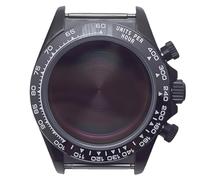 Boîtier Chronographe VK63 39mm Acier INOX Lunette Céramique, Montage Montre Pièces Mod pour Rolex Daytona