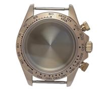 Boîtier Chronographe VK63 39mm Acier INOX Lunette Céramique, Montage Montre Pièces Mod pour Rolex Daytona