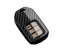 Boitier Clé Coque pour Civic pour City pour Accord pour CRV CR-V pour Odyssey pour XR-V pour Pilot pour Odyssey Coque Protection Clé Voiture(Carbon Fiber Texture 1)