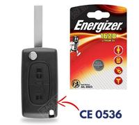 Boitier Clef Télécommande Plip pour CITROEN C4 Picasso Berlingo Jumper C2 C3 C5 + Pile CR1620 ENERGIZER